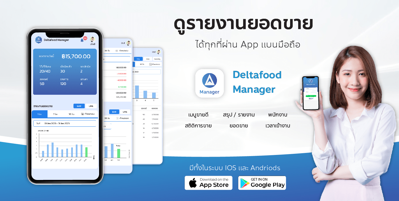 แอปพลิเคชันสำหรับเจ้าของร้าน